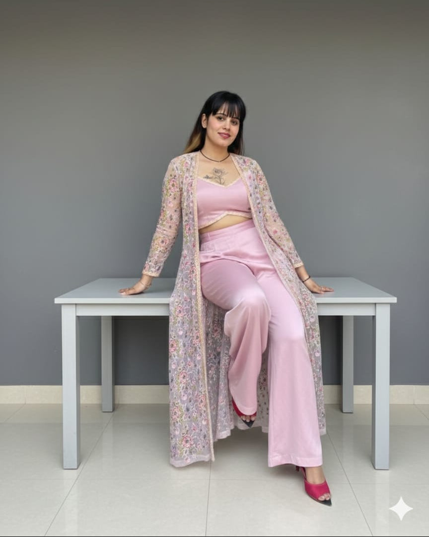 3-Piece Indo-Western Co-ord Set