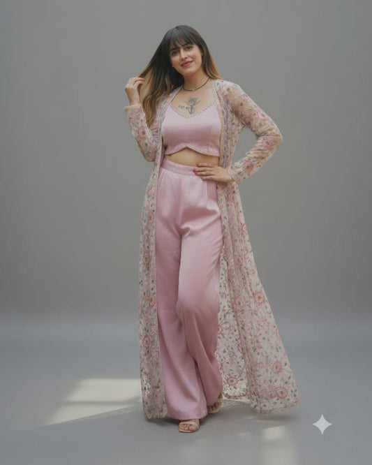 3-Piece Indo-Western Co-ord Set